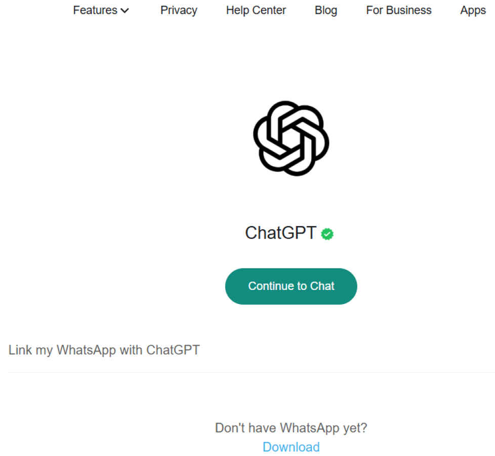 ChatGPT ImageGen on WhatsApp