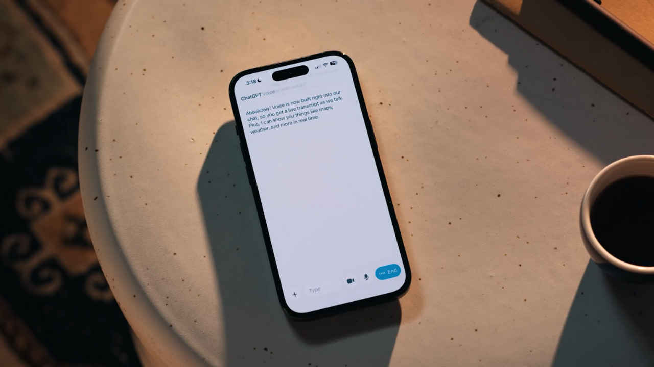 ChatGPT Voice Feature Screenshot