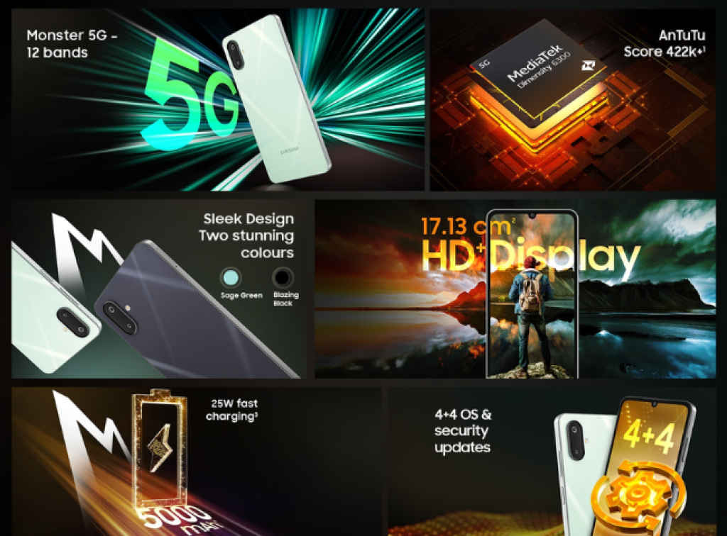 Cheapest 5G Phone Samsung Galaxy M06 price drop