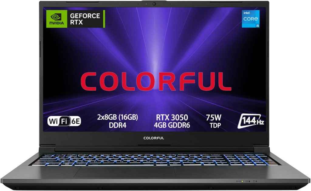 Colorful XS Series Intel Core i5 12th Gen 12500H