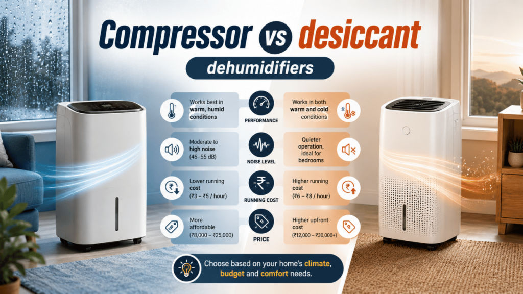 Compressor vs desiccant dehumidifiers-1