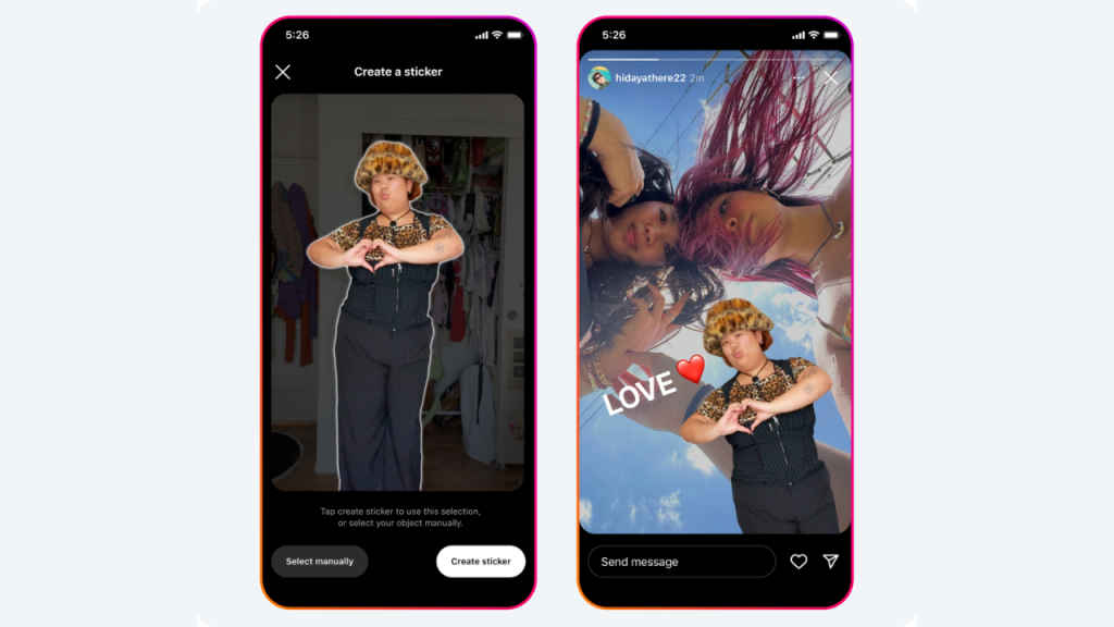 Meta launches new interactive stickers for Instagram Stories: Cutouts