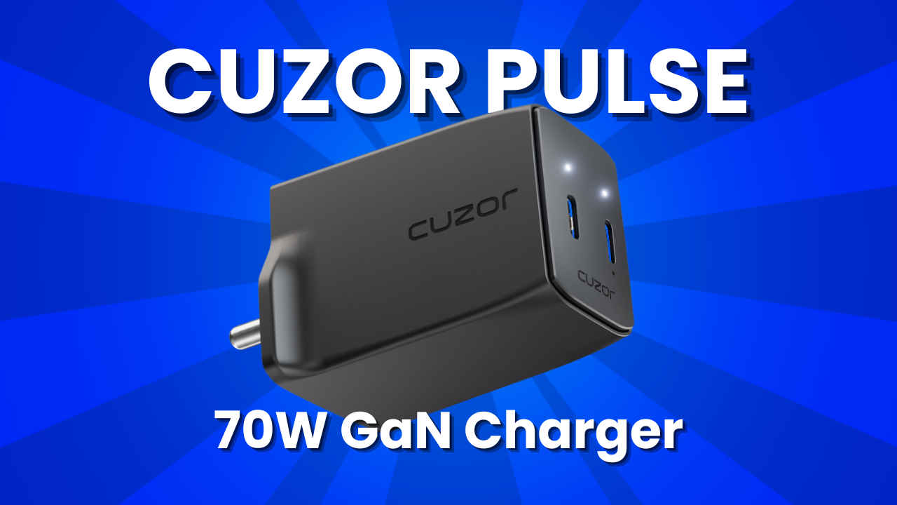 Best USB-C GaN charger in India? Cuzor Pulse 70W makes a strong case