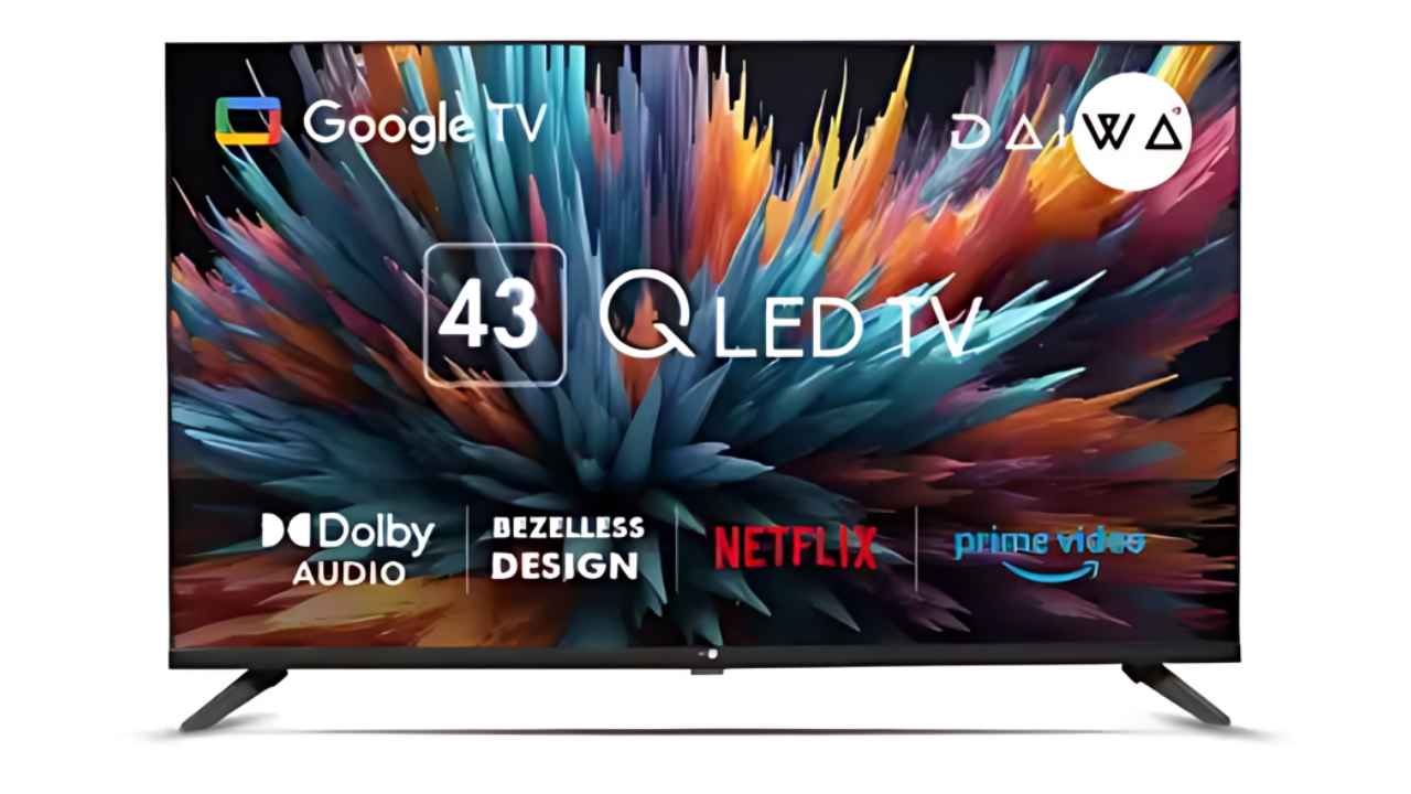 రూ. 21,999 ధరకే మంచి ఫీచర్స్ తో పెద్ద QLED Smart Tv లాంచ్ చేసిన Daiwa.!