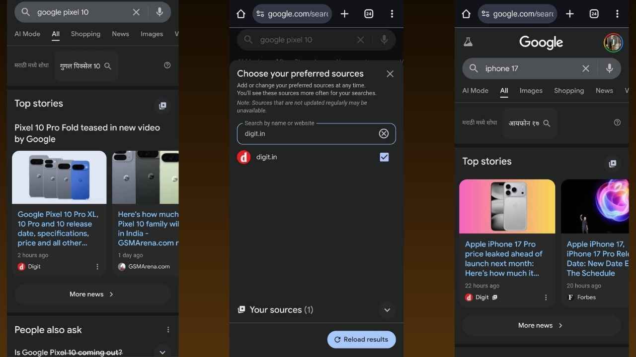 How you can make Digit your preferred source in Google Search