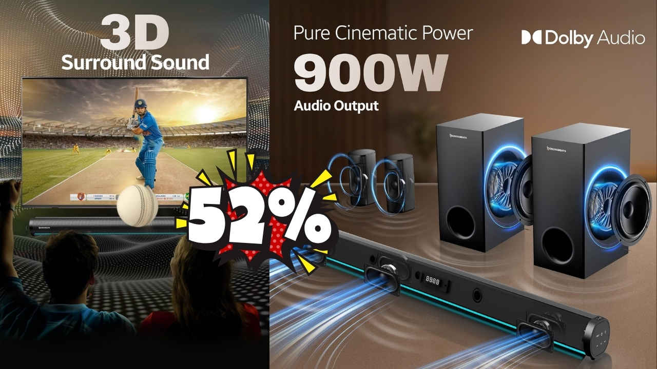 900W Dolby Atmos Soundbar 52 ശതമാനം ഇളവിൽ പരിമിതകാല ഓഫറിൽ