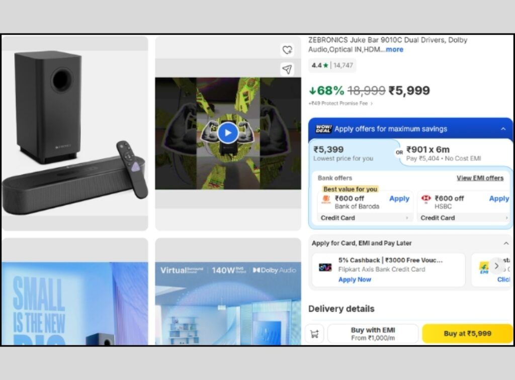 Dolby Audio soundbar deal