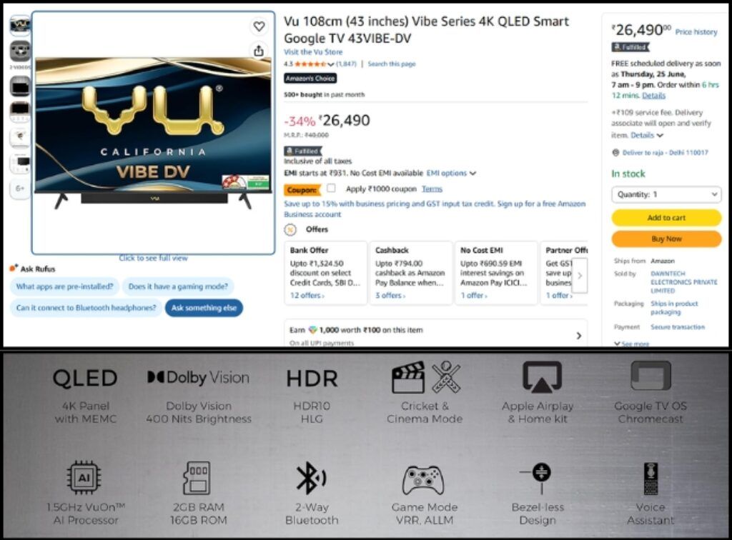 Dolby soundbar Smart Tv