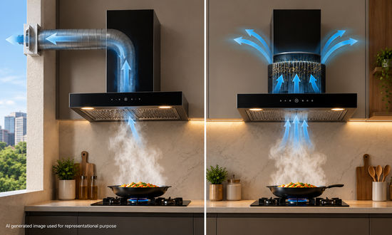 Ductless vs ducted chimney: Which is better for your kitchen?