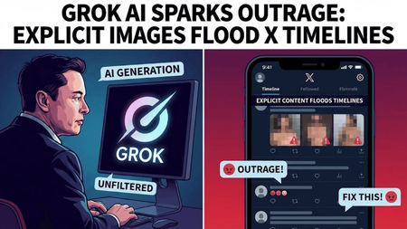 Elon Musk’s Grok AI sparks outrage as explicit images flood X timelines