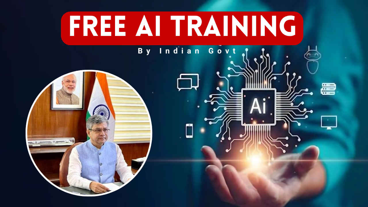 Free AI Training: ಬರೋಬ್ಬರಿ 10 ಲಕ್ಷಕ್ಕೂ ಅಧಿಕ ಬಳಕೆದಾರರಿಗೆ ಉಚಿತ AI ತರಬೇತಿ ಘೋಷಿಸಿದ ಐಟಿ ಸಚಿವರು!