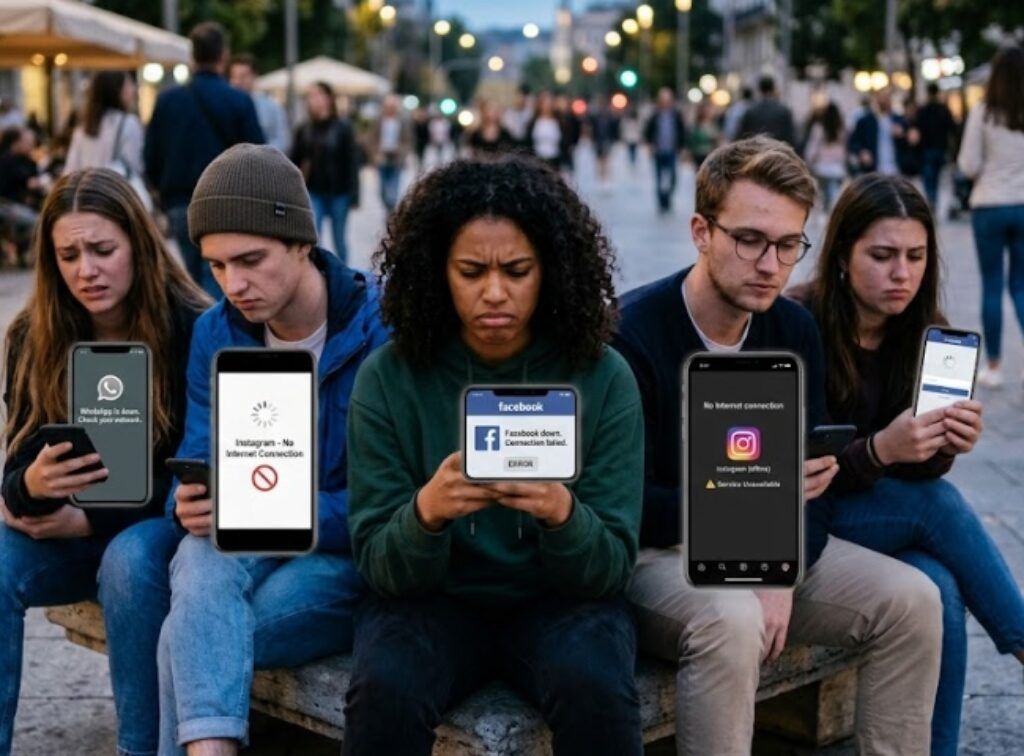 Facebook, Instagram and WhatsApp down