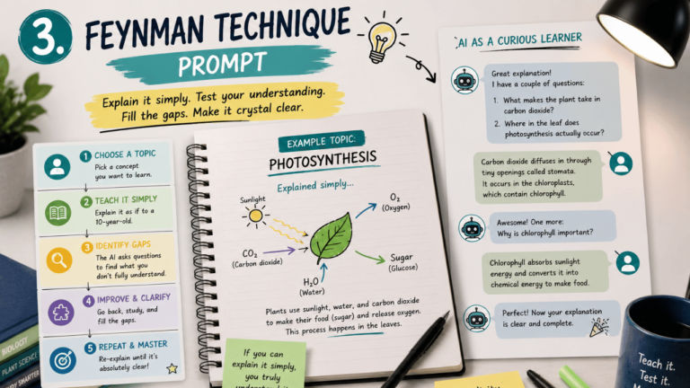 Study Notes Prompt 3 NotebookLM prompts every student should use to study smarter