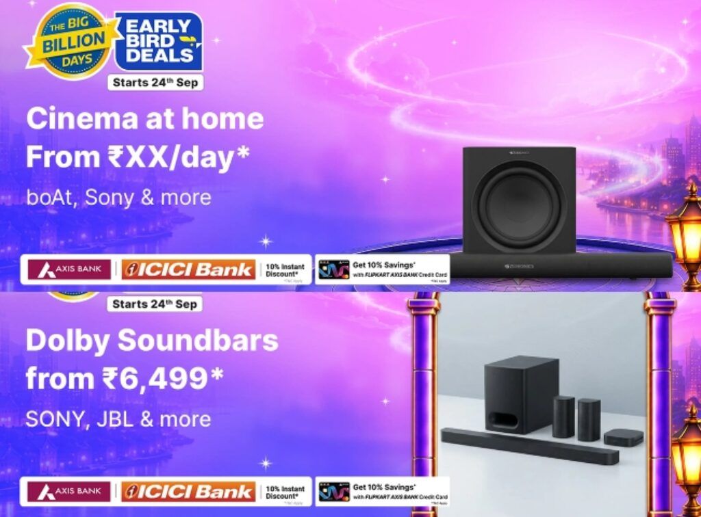 Flipkart BBD Sale Early bird deals