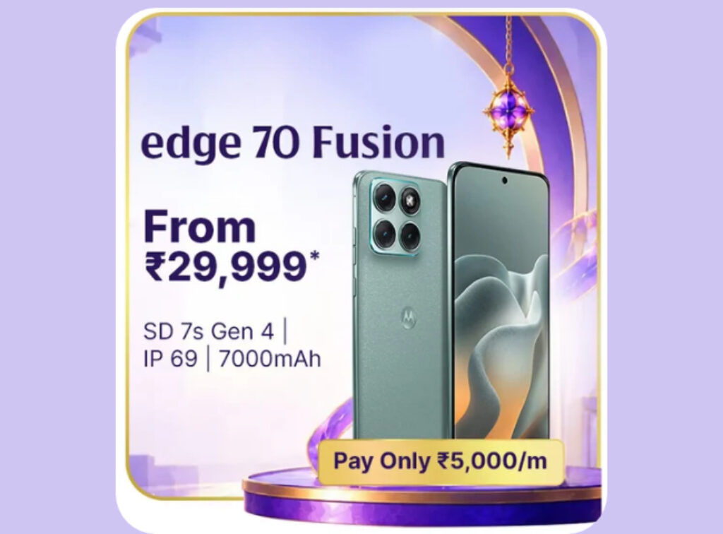 Flipkart BBD Sale Edge 70 Fusion Deal