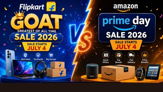 Flipkart GOAT vs Amazon Prime Day Sale 2026: சபாஸ் சரியான போட்டி ஒரே நாளில் ஆரம்பிக்கும் சேலில் எது பெஸ்ட்?