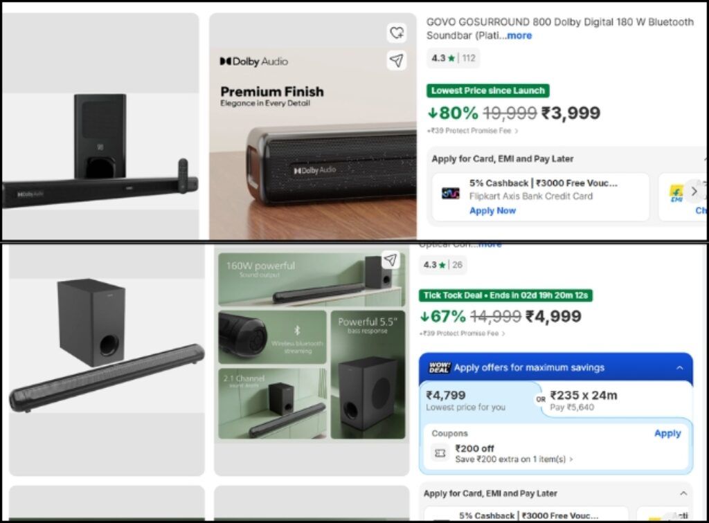 Flipkart Offer Soundbar offer