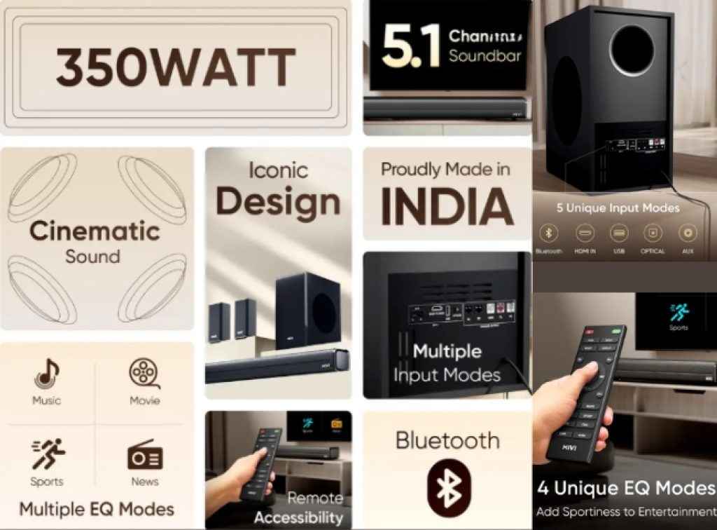Flipkart Sale 350W 5.1 Soundbar