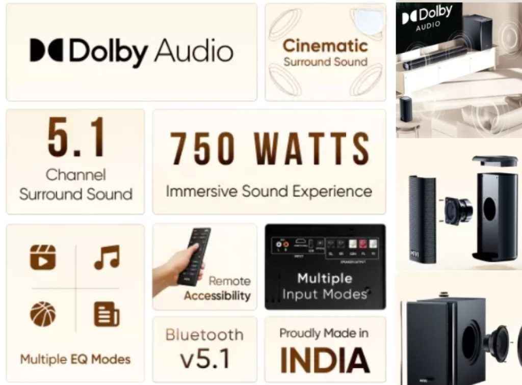 Flipkart Sale 750W Dolby Soundbar