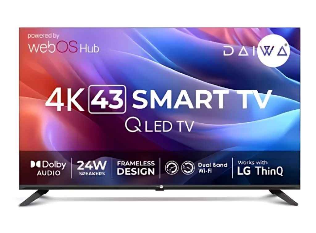 Flipkart Sale Daiwa (43) QLED Smart Tv offer