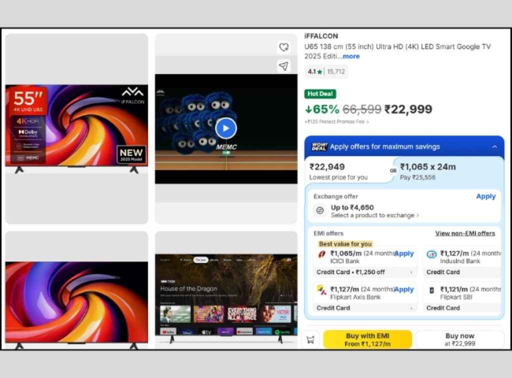 Flipkart Sale Dolby Smart Tv Deal