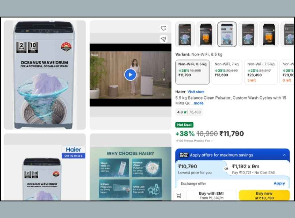 Flipkart Sale Washing Machines Deals