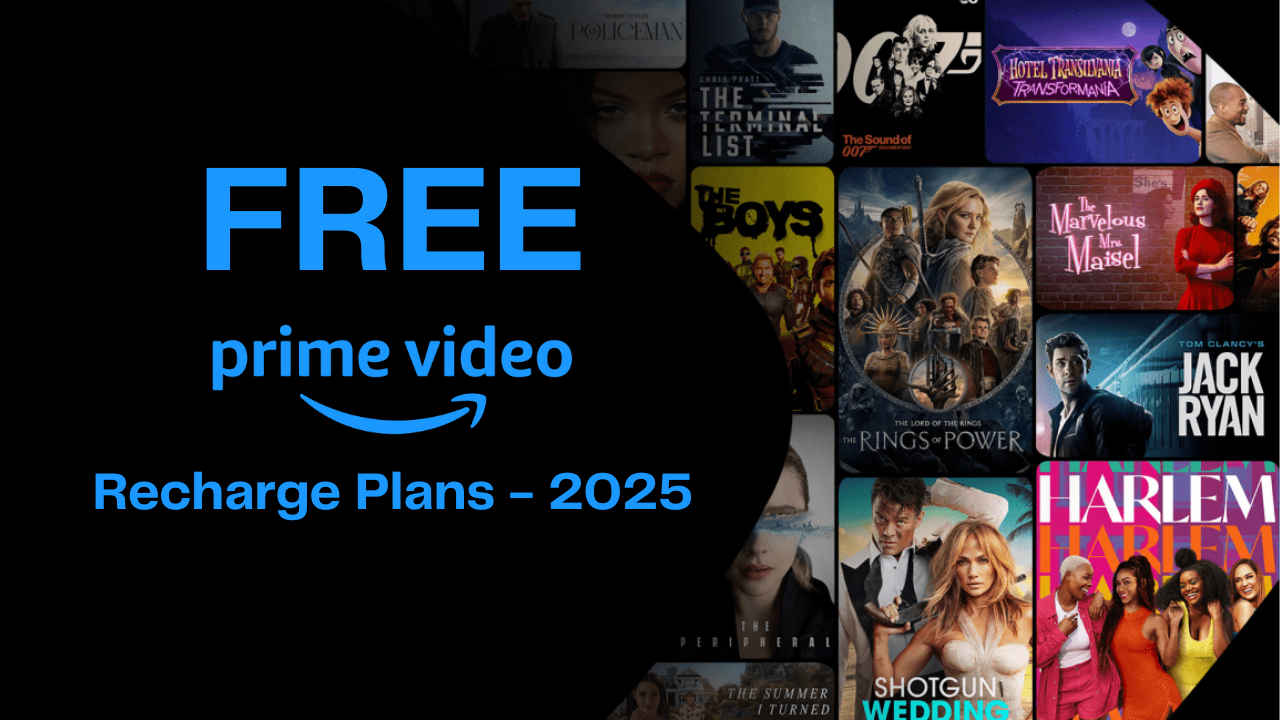 Free Amazon Prime: ಉಚಿತ ಅಮೆಜಾನ್ ಪ್ರೈಮ್ ಬೇಕಿದ್ದರೆ Jio, Airtel ಮತ್ತು Vi ಗ್ರಾಹಕರು ಈ ರೀಛಾರ್ಜ್ ಮಾಡಿಕೊಳ್ಳಿ ಸಾಕು!