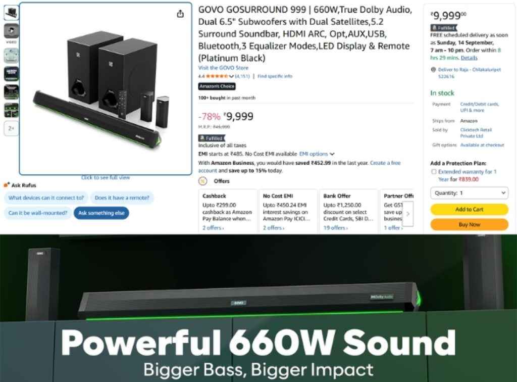 GIF Sale 2025 5.2 Dolby Soundbar