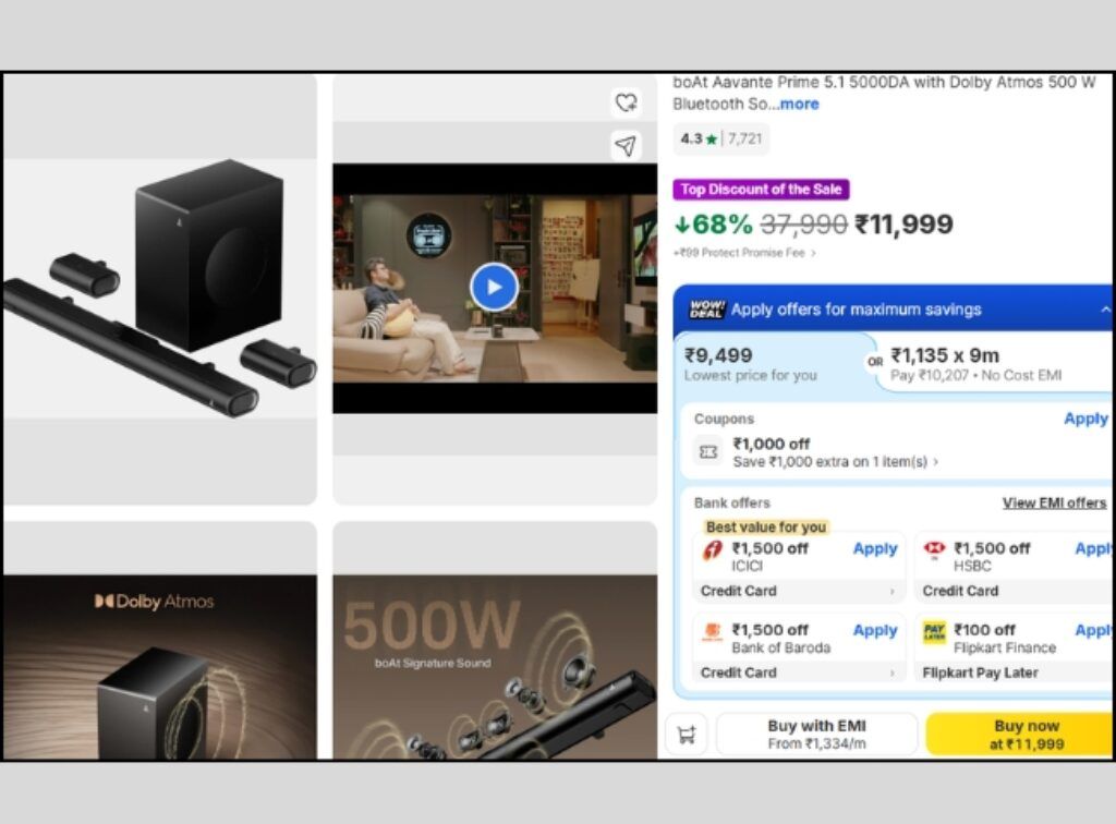 GOAT Sale 5.1 Dolby Atmos soundbar deal