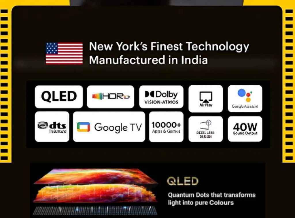 GOAT Sale QLED Smart Tv