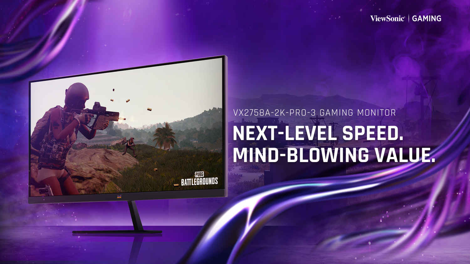 ViewSonic Launches VX2758A-2K-PRO-3 Monitor with High-End Features for Gamers and Creators