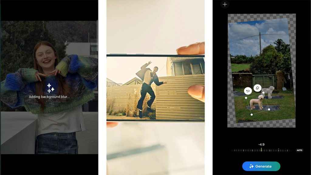 Galaxy S24 AI photo and video editing