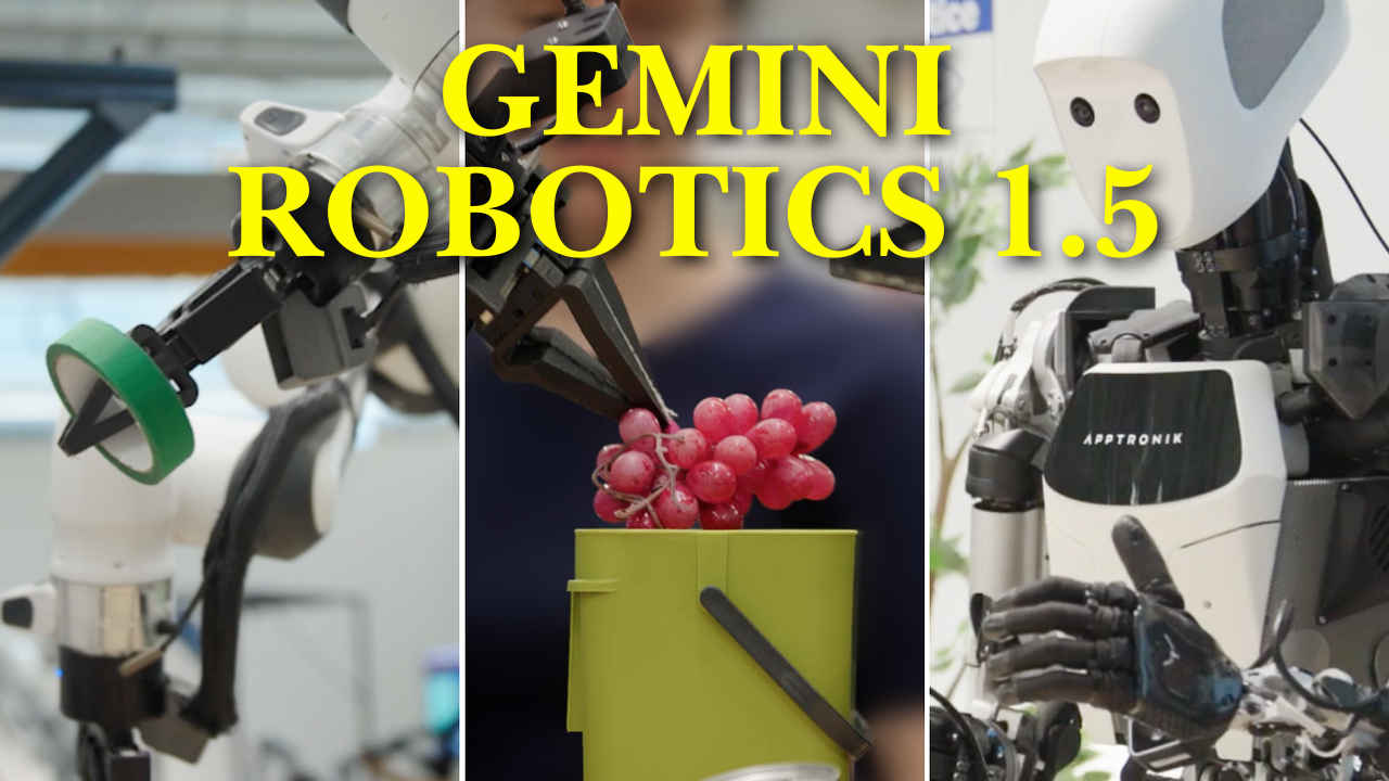 Gemini Robotics 1.5: DeepMind’s step toward robots that think, plan & act like humans