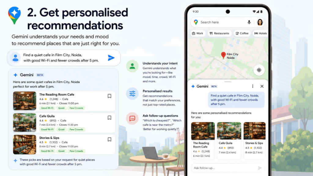 Get personalised recommendations
