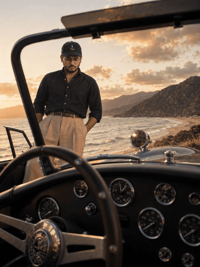 Golden hour car photos via ChatGPT prompt 2