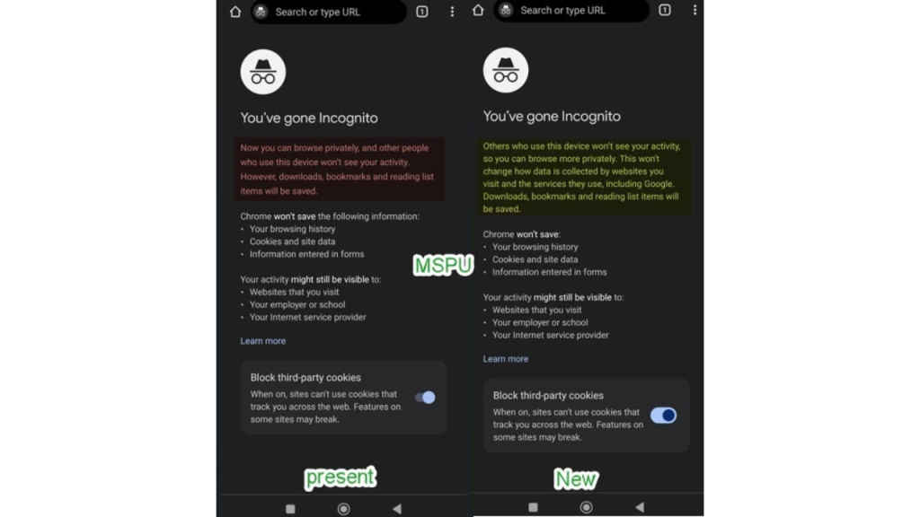 Google Chrome's Incognito warning update: Websites can still track your activity despite private browsing