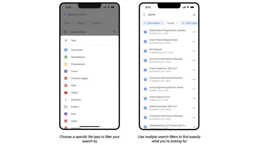 Google improves Drive's search experience on iOS: Discover what's new
