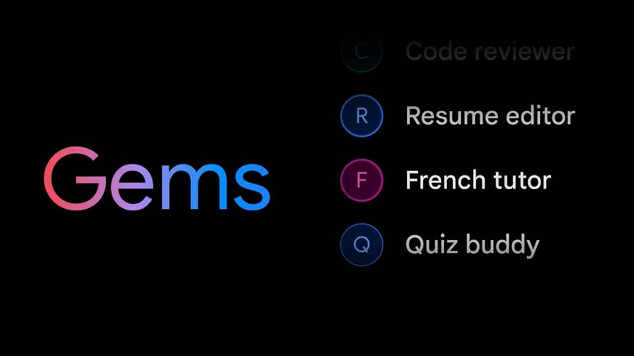 Google’s ‘Gems’ feature has arrived: Create your own personalised Gemini AI chatbots