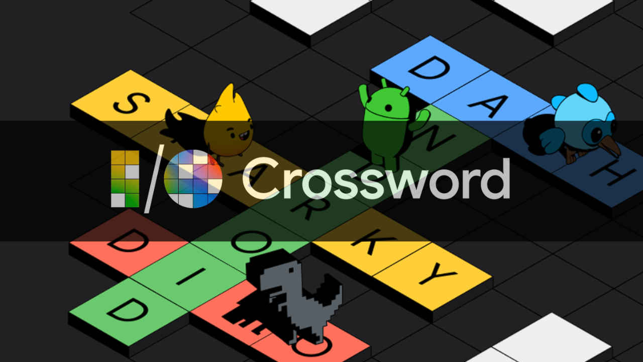 Google I/O Crossword: AI twist on classic word game