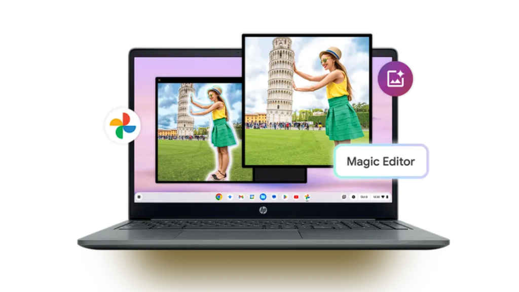 Google Magic Editor on Chromebook Plus