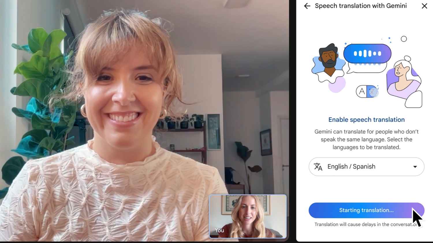 Google Meet Real Time Translation 1