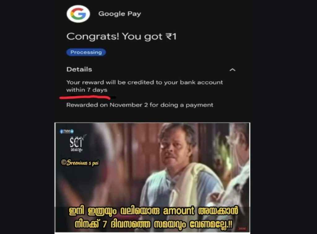 google pay laddoo cashback trolls