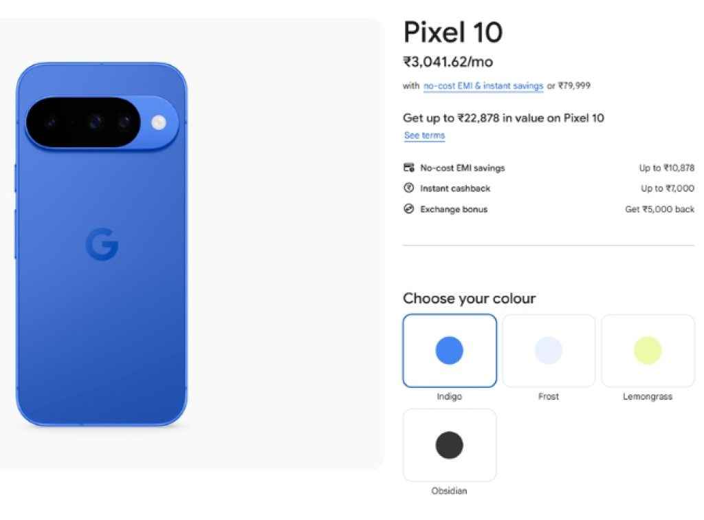 Google Pixel 10 Price