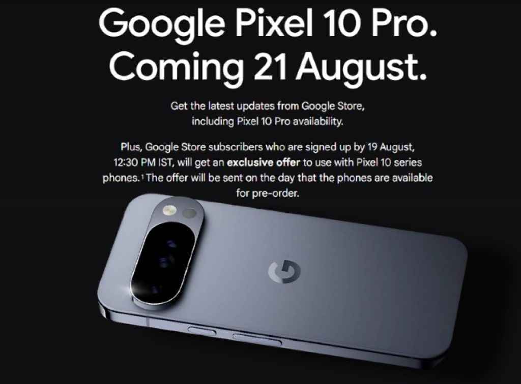 Google Pixel 10 Series India Launch