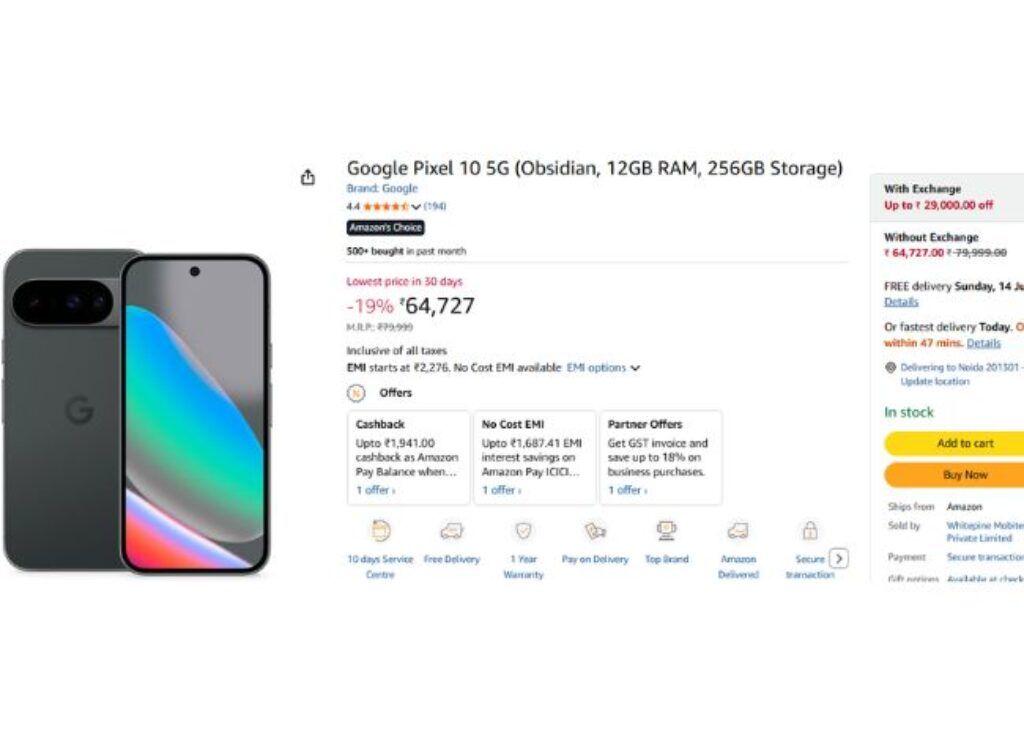 Google Pixel 10 phone