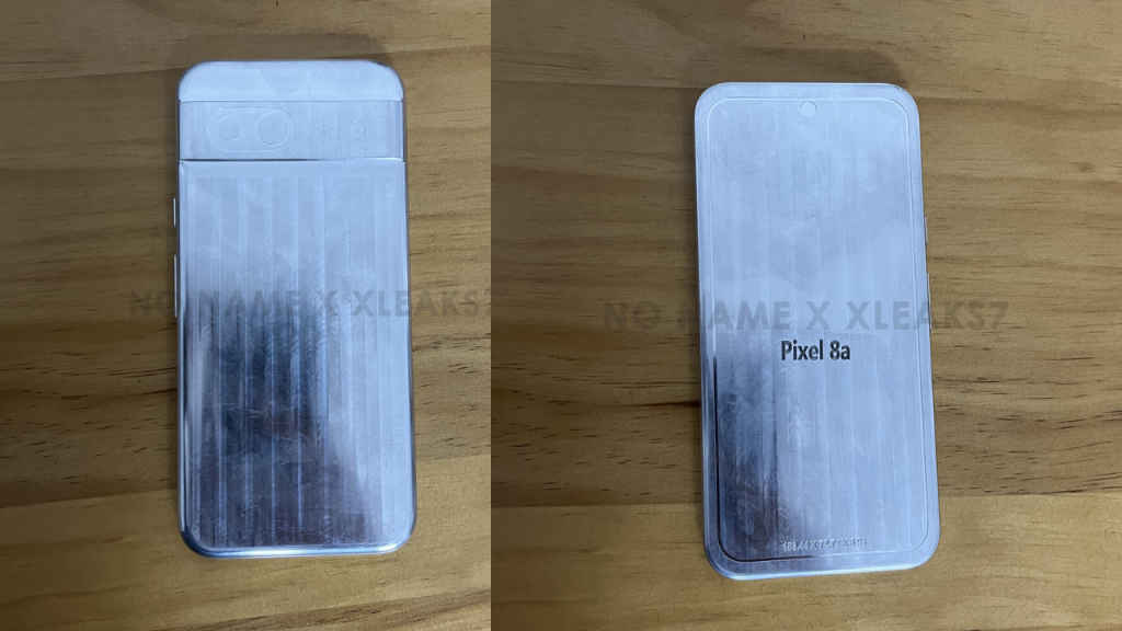 Google Pixel 8a Dummy unit's front and back