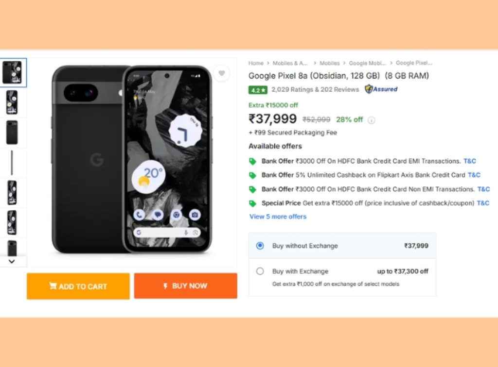 Google Pixel 8a Latest Offer