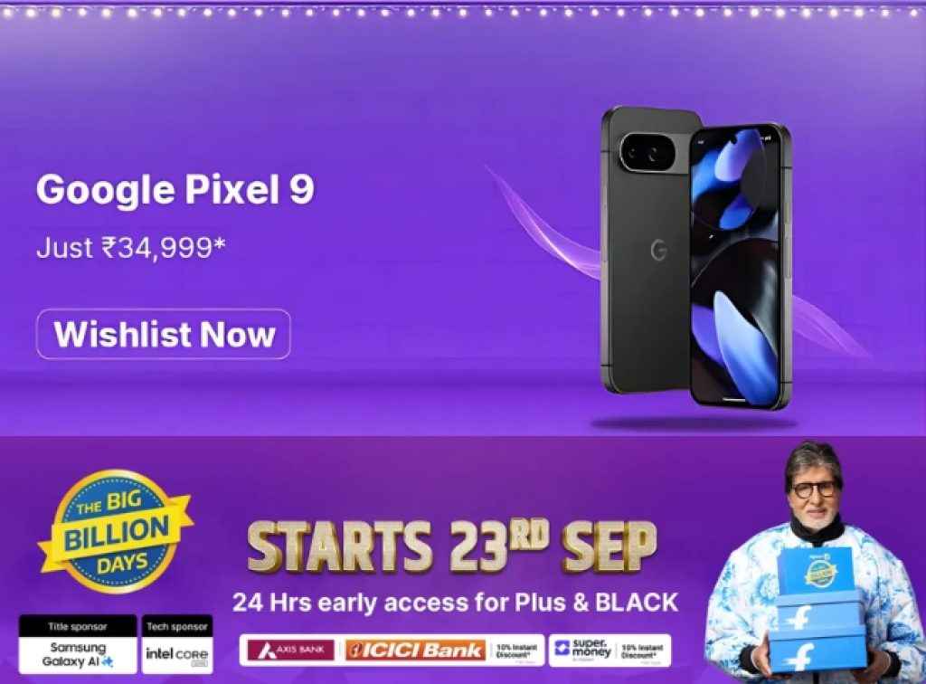 Google Pixel 9 Flipkart BBD Sale Offer
