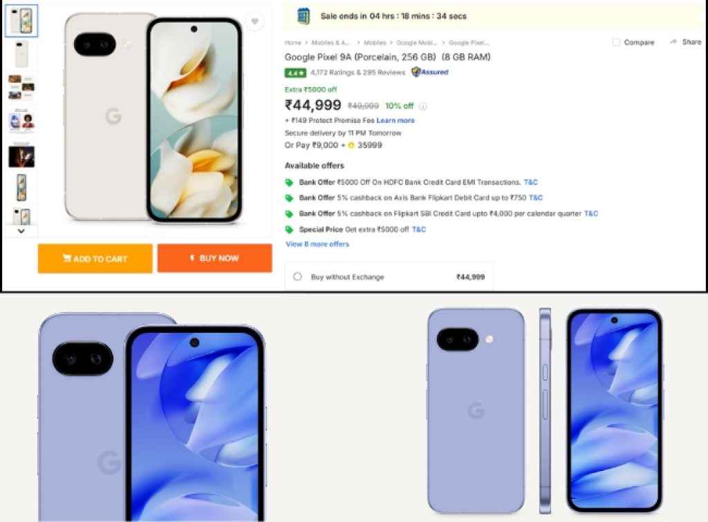 Google Pixel 9A Deal on Flipkart Buy Buy 2025 Sale