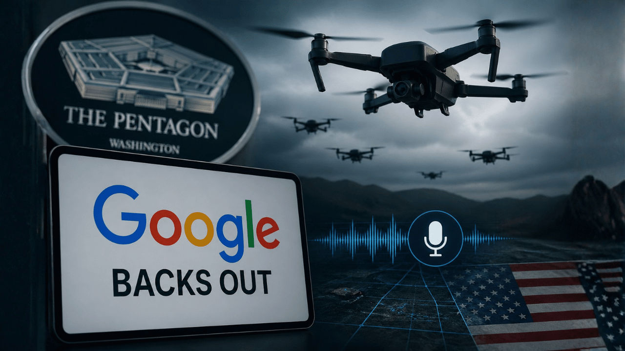 Google backs out of $100 million Pentagon challenge to build AI drones ...